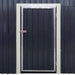 TMG-MS1624A 16' x 24' metal garage shed with swing front and side doors and 10'6" peak height
