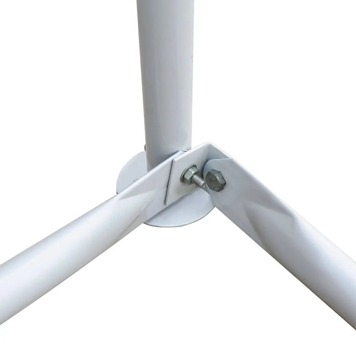 20' x 20' (ca. 6 x 6 m) robustes Partyzelt für den Außenbereich, PE-Plane, 6'6" (ca. 1,98 m) Stehhöhe, 10' (ca. 3 m) Firsthöhe, TMG-PT2020A