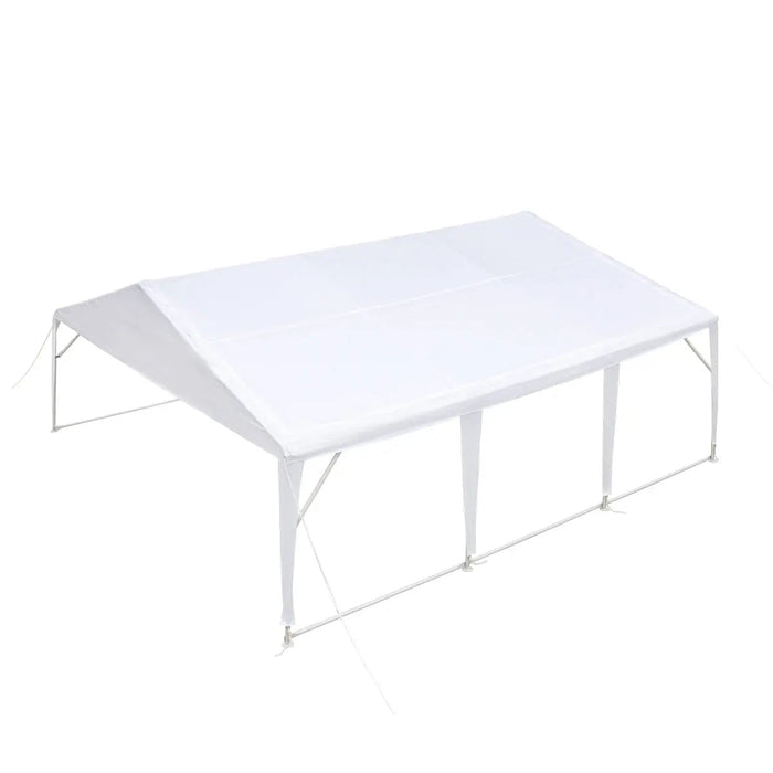 20' x 20' (ca. 6 x 6 m) robustes Partyzelt für den Außenbereich, PE-Plane, 6'6" (ca. 1,98 m) Stehhöhe, 10' (ca. 3 m) Firsthöhe, TMG-PT2020A