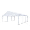 20' x 20' (ca. 6 x 6 m) robustes Partyzelt für den Außenbereich, PE-Plane, 6'6" (ca. 1,98 m) Stehhöhe, 10' (ca. 3 m) Firsthöhe, TMG-PT2020A