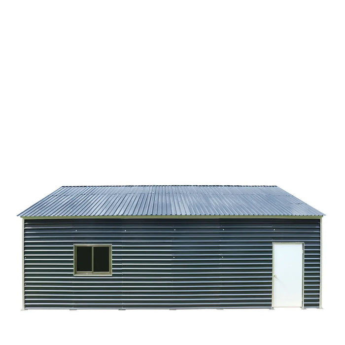 20’ x 30’ Metal Garage Shed, 9' High Double Front Doors, 13’ Peak, 600 Sq-Ft TMG-MS2030