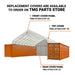 TMG-ST3042CVF 30x40 container shelter with end wall & partial front drop
