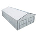 30' x 50' Metal Garage Shed – Steel Building with 11’ Clearance High Front Doors, Side Entry Door, 16 GA Steel Structure