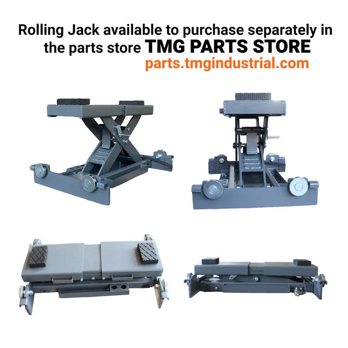 4-Post Auto Lift, 9,000 lb Lift Capacity, 77" Rise, Removable Ramp, CETL Certified Power Unit, TMG-ALF90