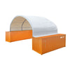 40' x 20' Doppelträger-Containerunterstand mit robuster 21-Unzen-PVC-Plane, TMG-DT4022C