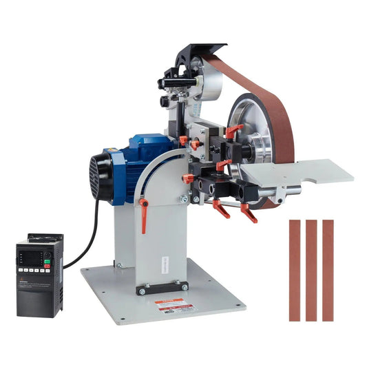 72"-Bandschleifmaschine, Frequenzumrichter, 3 vielseitige Schleifformen, DOBA-BGS72