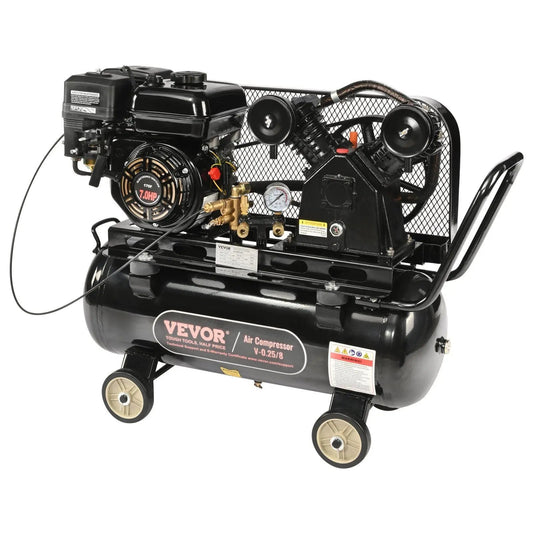 13.2 Gallon Tank Gas-Powered Air Compressor, 7HP, Heavy-Duty Portable Design, DOBA-AC13G