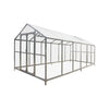 8' x 20' Greenhouse Kit with Galvanized Steel Frame, Pro Series, Polycarb Roof and Crystal-Clear Walls TMG-GH821