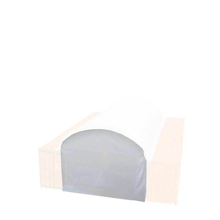 Back End Wall Kit, Compatible with TMG-DT2041CV container shelters installed with the high cube containers (9’6"), TMG-DT20BW9V