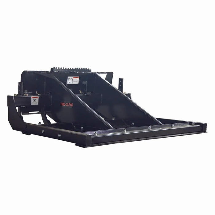 TMG Industrial 60” Skid Steer Land Plane, Adjustable & Reversible Scarifier Teeth, Bolt-On Cutting Blades, Removable Sift Screen, TMG-SLP60