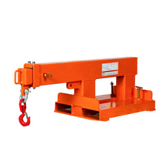 Forklift Telescoping Jib Crane, 2.5 Ton (5500 lb) Capacity, Adjustable 31”-77” Boom, TMG-FJC55T