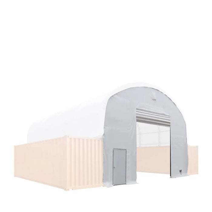 Front End Wall Kit, Compatible with TMG-DT3020C and DT3040C container shelters installed with the standard height containers (8’6"), TMG-DT30FW8V