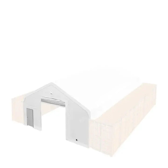 Front End Wall Kit, Compatible with TMG-ST3040C series container shelters installed with the standard height containers (8’6"), TMG-ST30FW8CV