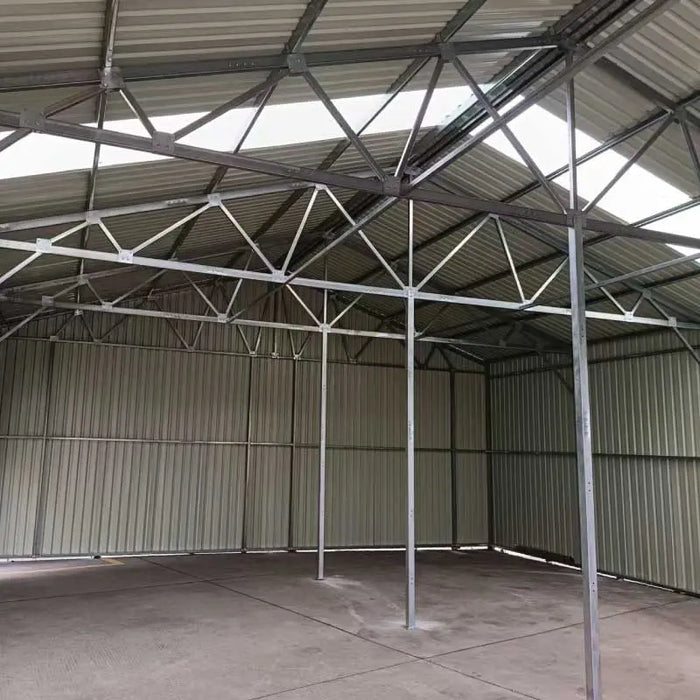 30' x 50' Metal Garage Shed – Steel Building with 11’ Clearance High Front Doors, Side Entry Door, 16 GA Steel Structure TMG-MS3050 TMG Industrial