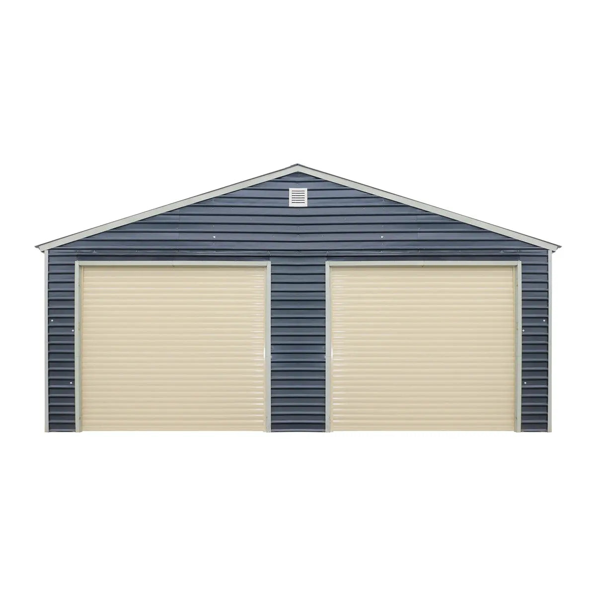 TMG-MS26-RD10 Motorized Roll-Up Door Kit for TMG-MS26 series metal barn sheds, featuring two remote controls, an AC motor, and backup manual opener for reliable and secure door operation.
