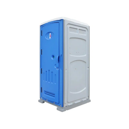 TMG-FMT10F Portable Toilet with urinal, soap dispenser, flush system, 50 Gallon waste tank, and 12 Gallon fresh water tank, ideal for outdoor events and construction sites.