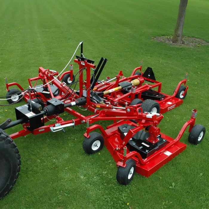 12 ft Tri Deck Finishing Mower with 1–5 inch Adjustable Cut Height for 25–40 HP Tractors – Model PRO-TD65-2 by Progressive Turf