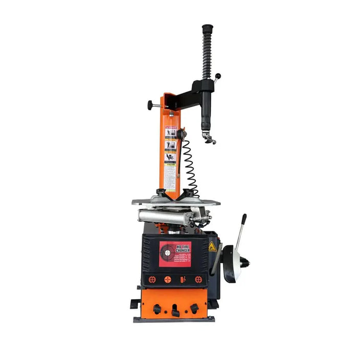 TMG-TC24A semi automatic tire changer with assist arm, 12-24″ rim clamping
