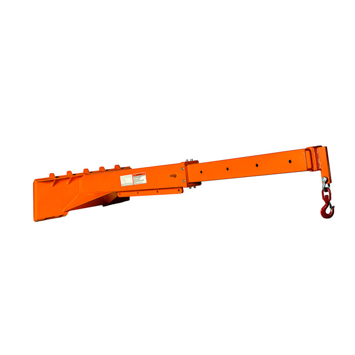 TMG-SJC55 skid steer jib crane, 5000 lb capacity, 72”-120” boom
