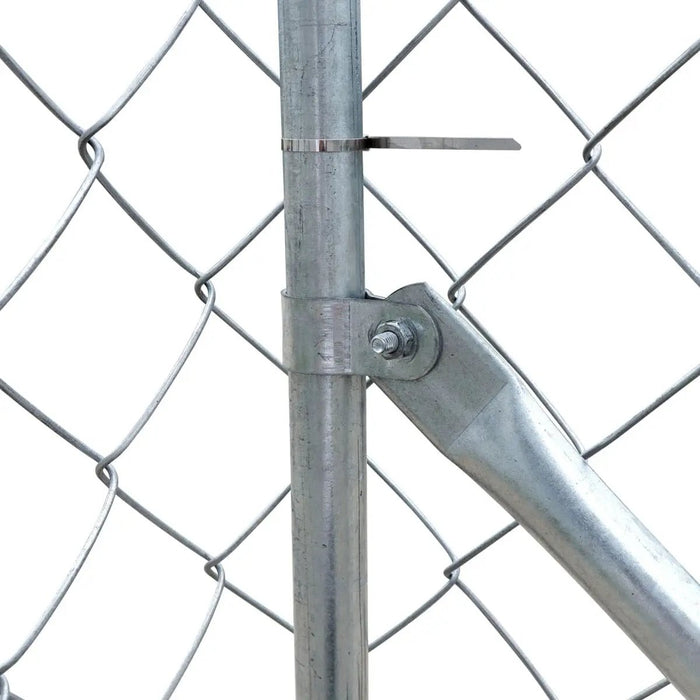 TMG Industrial 20’ x 20’ Outdoor Dog Kennel Playpen, Outdoor Dog Runner, Pet Exercise House, Lockable Gate, 6’ Chain-Link Fence, TMG-DCP2020