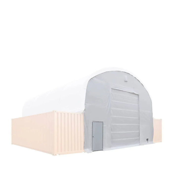 TMG Industrial Front End Wall Kit, Compatible with TMG-DT3020C and DT3040C container shelters installed with the standard height containers (8’6”), TMG-DT30FW8V