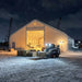 Pro Series 50' x 100' Dual Truss Storage Shelter with Heavy Duty 32 oz PVC Cover & Drive Through Doors, TMG-DT50100-PRO TMG Industrial