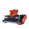 1015 mm (40") Flail Mower Brush Cutter for Mini to Midsize Excavators and Backhoes, TMG‑EFM40