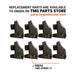 TMG Industrial 30” Excavator Forestry Brush Mulcher, 6-10 Ton Carrier, 4” Dia. Cutting Capacity, Hydraulic Piston Motor, TMG-EFM80