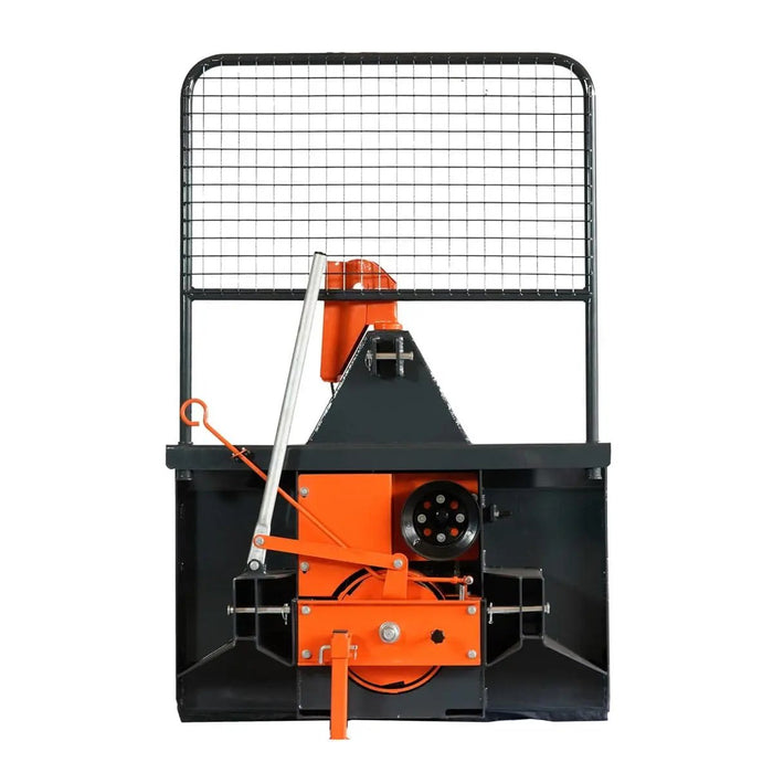 TMG Industrial 8000-lb 3-Point Hitch Forest Skidding Winch, 30-50 HP Tractor, Category 1 Hookup, 200’ Steel Cable, Tow-Behind, TMG-FW40T