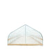 TMG Industrial 12’ x 60’ Tunnel Greenhouse Grow Tent w/6 Mil Clear EVA Plastic Film, Cold Frame, Hand Crank Roll-Up Sides, Peak Ceiling Roof, TMG-GH1260