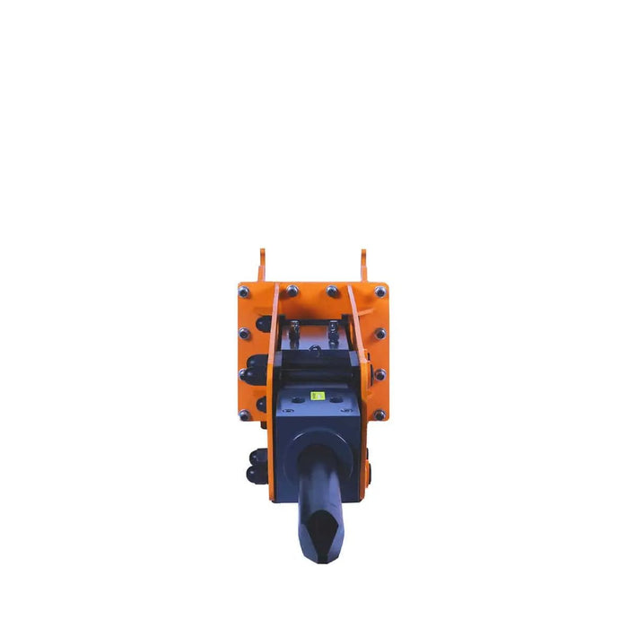 TMG Industrial 6-9 Ton Excavator/Backhoe Hydraulic Breaker, Quick Change (Q/C) Lugging, 3” Moil Point Chisel, 785 J Impact Energy, TMG-HB90Q