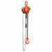 TMG Industrial 0.5 Ton 10’ Lift Chain Hoist, 360° Swivel Hook, ASME B30.16, TMG-AHC0