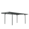 10' x 16' Aluminium-Carportkonstruktion mit 6 mm Polycarbonat-Klarsichtdach TMG-LCP16