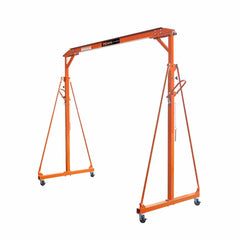 0.5 Ton  Steel Gantry Crane with Adjustable Height, Auto-Lock & Swivel Caster Wheels TMG-AGC06