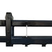 TMG Industrial 12’ Horse Stall Pine Lumber Panel, Vertical Bar Top & Wood-Filled Bottom, Front panel c/w Window/Feeder and Sliding Door, TMG-FHS12A and FHS12B