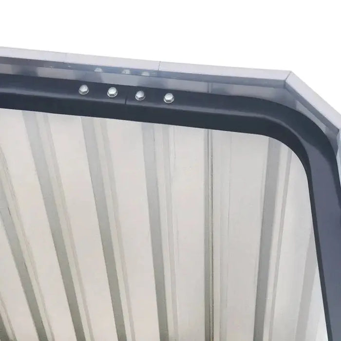 3.6 x 6 m Metal Shed Carport with 2.4 m Open Sidewalls, 2.9 m Peak Height, TMG-MSC1220 TMG Industrial