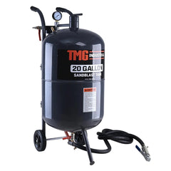 20 Gallon Pressure Abrasive Sandblasters, 6-25 CFM TMG-ABT20