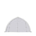 TMG Industrial 20' x 30' Arch Wall Peak Ceiling Storage Shelter with Heavy Duty 11 oz PE Cover & Drive Through Doors, TMG-ST2031P (Previously ST2030P)