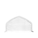 TMG Industrial 20' x 30' Straight Wall Peak Ceiling Storage Shelter with Heavy Duty 11 oz PE Cover & Drive Through Door, TMG-ST2031E
