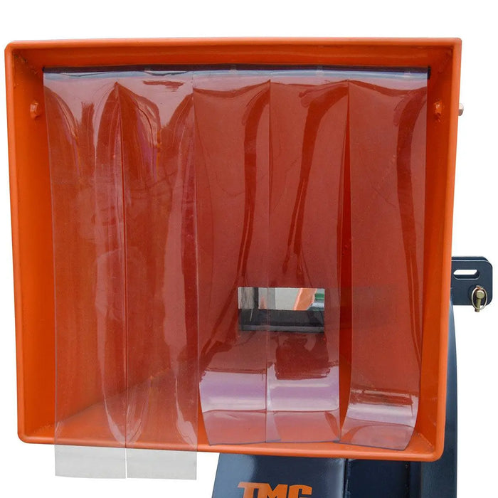 TMG Industrial 3-Point Hitch Firewood Branch Logger & 45° Adjustable Belt Conveyor, 20-60 HP Tractor, PTO Driveline Shaft Included, TMG-TFL42