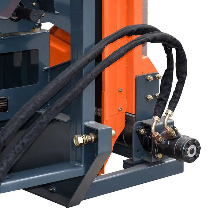 TMG Industrial 3-Point Hitch Firewood Branch Logger & 45° Adjustable Belt Conveyor, 20-60 HP Tractor, PTO Driveline Shaft Included, TMG-TFL42