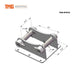 810 mm (32″) Flail Mower Brush Cutter for Mini to Midsize Excavators and Backhoes, TMG‑EFM32 TMG Industrial