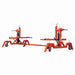 TMG Industrial 4000 LB Car Automotive Rotisserie, Dual Hydraulic Cylinders, 8” Locking Casters, 22’ Working Length, TMG-ALR40