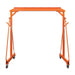 TMG Industrial 4400-lb Adjustable Height All-Steel Gantry Crane, Auto-Lock, 95” Min. Height, 142” Max. Height, Locking Swivel Caster Wheels, TMG-AGC21(Previously TMG-AGC20)