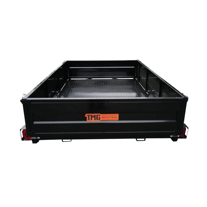TMG Industrial 5’ x 7’ Single Axle Utility Trailer, 2090 Lb Payload Capacity, Robust Construction, Powder Coated, LED Lights, Compact Size, 2” Coupler, TMG-UT57