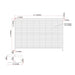 TMG Industrial 6’ x 10’ Temporary Construction Fence Panel w/Top Clips & Base Feet, Premium PVC Coating, TMG-FMC29