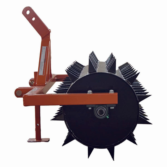 60" 3-Point Drum Spike Aerator, CAT 1 & 2 Hook-Up, 20-50 HP Tractor, TMG-TSA05