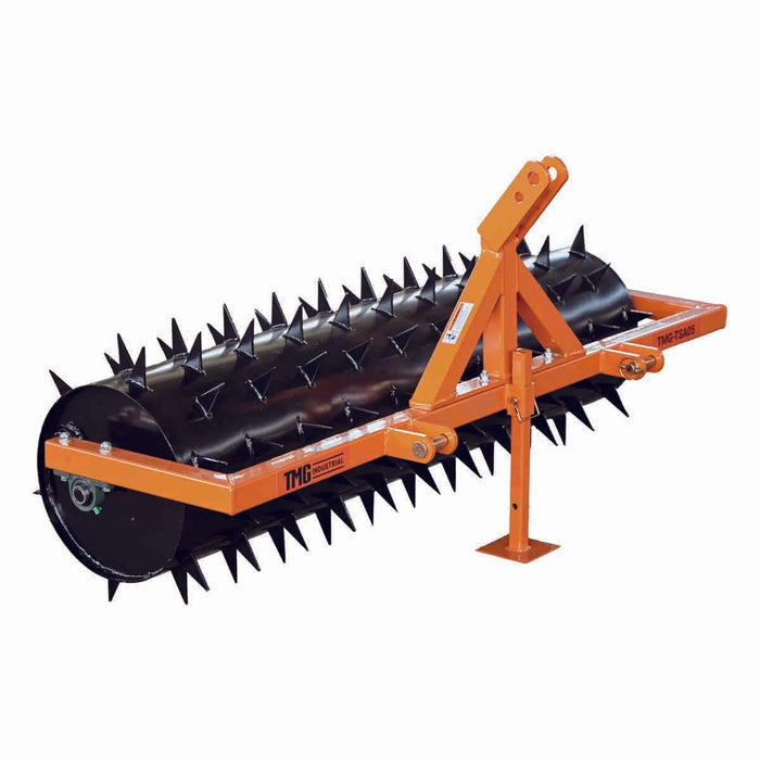 60" 3-Point Drum Spike Aerator, CAT 1 & 2 Hook-Up, 20-50 HP Tractor, TMG-TSA05