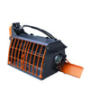 Industrial 60" Skid Steer Concrete Mixer Attachment, Side Chute Dispenser & Bag Splitter, Universal Mount, 16 Cu-Ft Capacity, TMG-SCM61