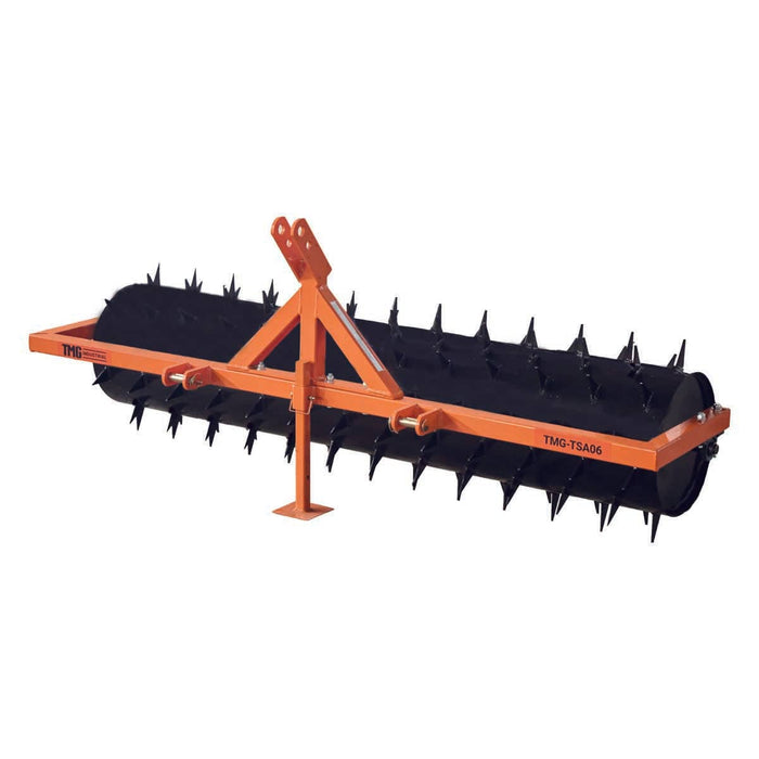 72" 3-Point Drum Spike Aerator, CAT 1 & 2 Hook-Up, 20-50 HP Tractor, TMG-TSA06